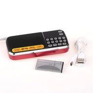 Ohala Mini Portable Am/Fm Radio Digital MP3 Music Player Support Micro SD/TF Card USB Disk N35