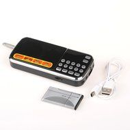 Ohala Mini Portable Am/Fm Radio Digital MP3 Music Player Support Micro SD/TF Card USB Disk N40
