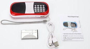Ohala Mini Portable Am/Fm Radio Digital MP3 Music Player Support Micro SD/TF Card USB Disk N44