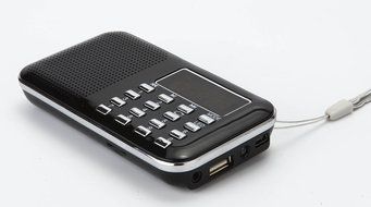 Ohala Mini Portable Am/Fm Radio Digital MP3 Music Player Support Micro SD/TF Card USB Disk N55