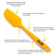 Silicone Spatula Set - 3 pack - Heat-Resistant, Non-Stick Flexible Rubber Spatulas with One Piece Solid Stainless... N2