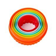 Fantasy Life Cooke Cutter Set Round Cookie Cutter Set Multi-size Biscuit Cutter Set -6pcss N2