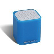 SoundLogic XT 2-In-1 Portable Bluetooth Mini Cube Speaker &amp; Selfie Remote, Blue