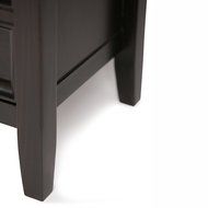 Simpli Home Amherst Tall TV Media Stand for TVs up to 60&quot;, Dark Brown N6