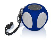 BiJELA Portable Outdoor Water Resistant Bluetooth Speaker with Built-In Mic - Retail Packaging - Black/Orange N2