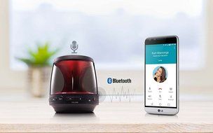 LG 360 degrees Omnidirectional Portable Bluetooth 4.0 Speaker with Mood Light - Model Np. PH1 N3