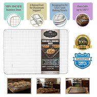 You Bake Cooling Rack - 304 Stainless Steel, Oven and Dishwasher Safe. Also Great for Baking, Smoking, Grilling... N3