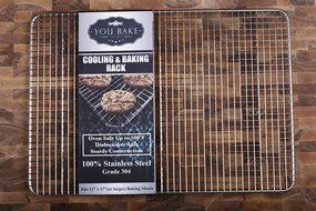 You Bake Cooling Rack - 304 Stainless Steel, Oven and Dishwasher Safe. Also Great for Baking, Smoking, Grilling... N4