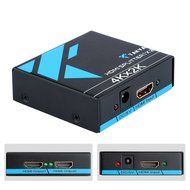 4K HDMI Splitter, Takya 1x2 HDMI Splitter Ver 1.4 Certified for 4k x 2K &amp; 3D Support (One Input To Two Outputs)