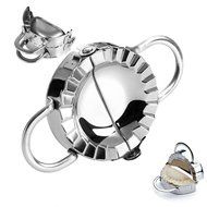 6 Inch Dough Press Stainless Steel Dumpling Maker (X Large) N4