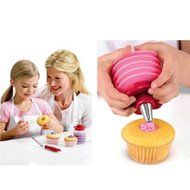 Gabkey 1Pcs Cupcake Cake Corer Plunger Cutter Pastry Decorating Divider Filler Model N3