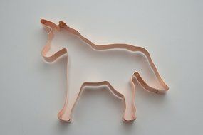 Unicorn Copper Cookie Cutter N3