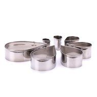 KookieMonsta Stainless Steel Leaves Shaped Cookie Cutter Set for Fondant/Candy/Pastry Design and Cake Decoration N8