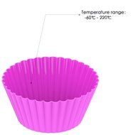 Purefly Silicone Baking Cups Cupcake Liners Muffin Cake Molds Sets, 12 Piece N4