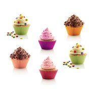 Purefly Silicone Baking Cups Cupcake Liners Muffin Cake Molds Sets, 12 Piece N5