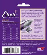 Elixir Strings 80/20 Bronze Acoustic Guitar Strings w POLYWEB Coating, Medium (.013-.056) N15