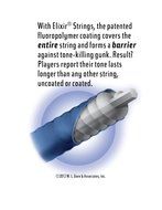 Elixir Strings 80/20 Bronze Acoustic Guitar Strings w POLYWEB Coating, Medium (.013-.056) N44