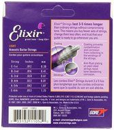 Elixir Strings 80/20 Bronze Acoustic Guitar Strings w POLYWEB Coating, Medium (.013-.056) N52