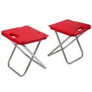 Giantex Multi Function Rolling Cooler Picnic Camping Outdoor w/ Table &amp; 2 Chairs Red N7