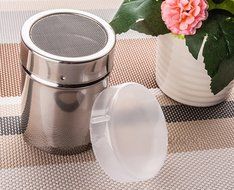 rykey 18/8 Stainless Steel Fine Mesh Shaker ,Cocoa Cappuccino Coffee Decorating Latte Art Barista Tool Mesh shaker N3