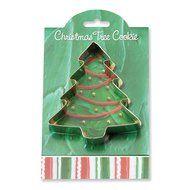 Christmas Tree Cookie and Fondant Cutter - Ann Clark - 4.1 Inches - US Tin Plated Steel