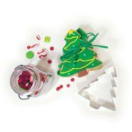 Christmas Tree Cookie and Fondant Cutter - Ann Clark - 4.1 Inches - US Tin Plated Steel N3