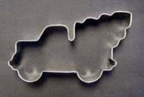 Truck with Tree Tin Cookie Cutter