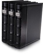 Bellagio-Italia CD/DVD Storage Binders-3 Pack Black