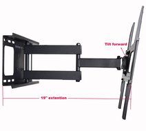 VideoSecu Mounts Articulating TV Wall Mount for most 32" 37" 39" 40" 42" 46" 47" 50" 52" 55" 58" 60" 62" 63" 65... N3