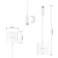 AUKEY USB C to VGA Adapter, 1080P Supported for MacBook and Google Chromebook Pixel and More N2