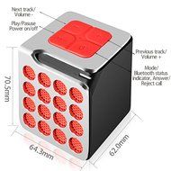 Portable Wireless Bluetooth Speaker, 5 Watt Strong Drivers - Amazing Deep Bass and Noise Cancellation N5