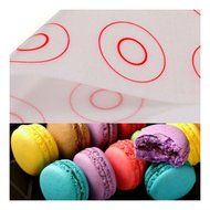 1x Platinum Silicone Oven Bake Tray Silpat Mat Macaron Macaroon Baking Mat Sheet Culinary Tool N3