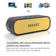 PHARRI 20W / Dual 10W Output，Water Resistant and Outdoor Sport Wireless Bluetooth 4.0 Speaker with 12 Hour Rechargable... N3