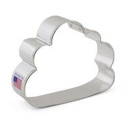 Cloud Cookie Cutter &ndash; Ann Clark - 3.75 Inches &ndash; US Tin Plated Steel