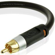 Mediabridge ULTRA Series Digital Audio Coaxial Cable (4 Feet) - Dual Shielded with RCA to RCA Gold-Plated Connectors...