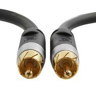 Mediabridge ULTRA Series Digital Audio Coaxial Cable (4 Feet) - Dual Shielded with RCA to RCA Gold-Plated Connectors... N3