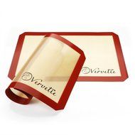 Vervetie Silicone Baking Mat Non-Stick Mat Silicone Cookie Mat for Oven, Bread, Pastry, Macaron, Bake Pan - 2... N2