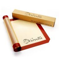 Vervetie Silicone Baking Mat Non-Stick Mat Silicone Cookie Mat for Oven, Bread, Pastry, Macaron, Bake Pan - 2... N5