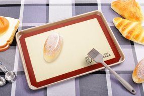 Vervetie Silicone Baking Mat Non-Stick Mat Silicone Cookie Mat for Oven, Bread, Pastry, Macaron, Bake Pan - 2... N6