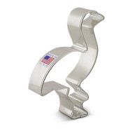 Tropical Cookie Cutter Set - 2 Piece - Flamingo and Pineapple &ndash; Ann Clark &ndash; US Tin Plated Steel N2
