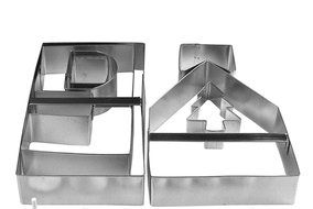 Fox Run Gingerbread House Cookie Cutter Bake Set