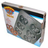 Super Pretzel Bake Set - Nonstick Soft Pretzel Sheet / Baking Mold Pan N2