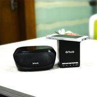 ONVO AJ-81 Black Portable Wireless Bluetooth 4.0 Speaker Powerful Sound for Apple &amp; Other Smartphone Devices N7