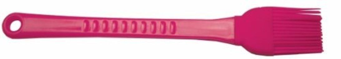 Fox Run Silicone 9-Inch Pastry Brush, Raspberry