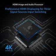 HDMI Cable, Kinps&reg;3 Port HDMI Switch HDMI Splitter High Speed HDMI Cable with Braided Pigtail Cable Supports 3D... N11