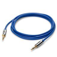 Sentey Audio Cable 1.5 Meter 5ft Stereo 3.5mm Male to Male Aux Cable (Blue) Ls-6612 N9