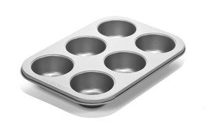 David Tutera 5 Piece Baking Celebrations Set (6 Cup Muffin/Square Cake/Round Cake/Loaf/MD Cookie Sheet), Gray