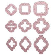 Sweet Elite Tools- Quatrefoil Element Cutter Set of 9 cutters for rolled fondant and gum paste- By Marina Sousa