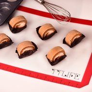 TTLIFE Set of 3 Silicone Baking Mat with Measurements- 2 X Standard Half Sheet, 1 X Toaster Oven - Nonstick Heat... N2