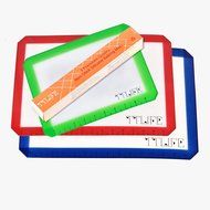 TTLIFE Set of 3 Silicone Baking Mat with Measurements- 2 X Standard Half Sheet, 1 X Toaster Oven - Nonstick Heat... N7